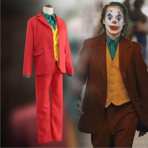 2020 New arrive Joker Origin Movie Horror Horror Clown Halloween Party Cosplay Costume Clown