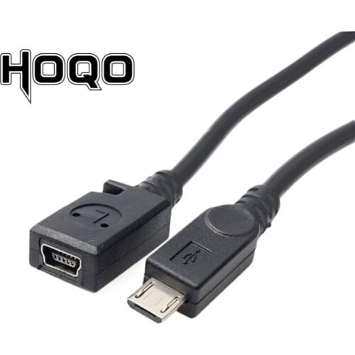 Mini usb female to micro usb male cable adapter for charging sync data power supply charge cord for ps4 controller DasnCams gps