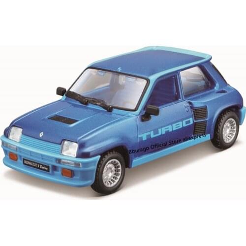 Bburago 1:32 Scale Renault 5 Turbo Alloy Luxury Vehicle Diecast Cars Model Toy Collection Gift