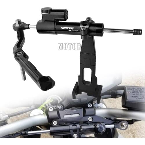 Motorcycle Accessories Adjustable Full Set of Steering Damper Mounting Bracket Kit For Yamaha MT 09 tracer 2016 2017 2018 2019
