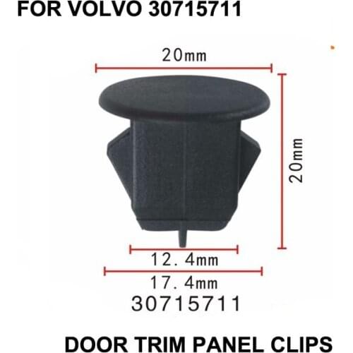 NEW! 10pcs For VOLVO OEM 11-16 S60 Trunk Lid Trim Clip 30715711