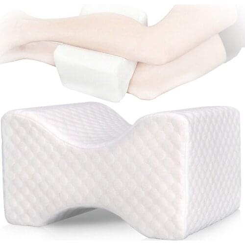 Orthopedic Memory Foam Knee Pillow Ergonomic Design Leg Pad Support Cushion for Sleeping Sciatica Relax Leg Muscles Side Sleeper