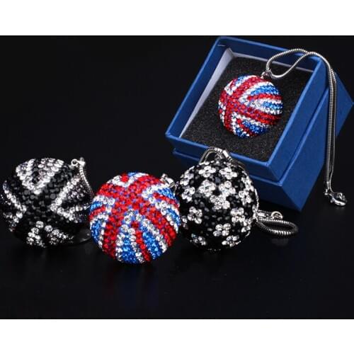 Styling Rearview Mirror Pendant Crystal Ball Hanging Ornament for BMW Mini Cooper R50 R52 R56R60 Countryman for Honda Civic Fit