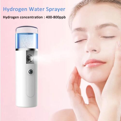 Super Nano Hydrogen Facial Steamer Rechargeable H2 Face Mist Sprayer Hydrogen-rich Generator Water Diffuser Mister for Skin Care