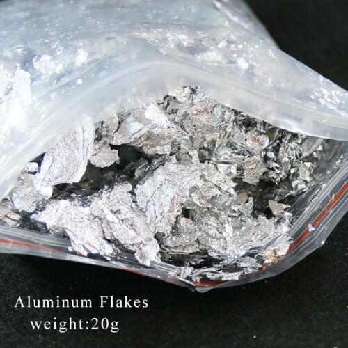 20 grams aluminum flake fragment of imitation silver leaf foil sheets for all kinds of decorations and crafts etc,free shipping