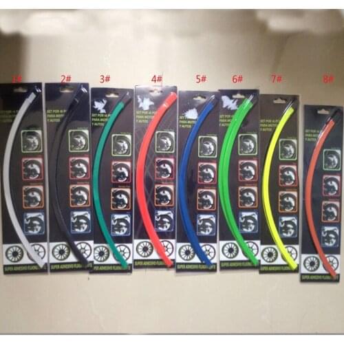 30 Sets/Lot) Wholesale Car Motorcycle Wheel Rim Srip Stickers Decals For 17" Wheel Hub Stickers Car Styling Car Accessories