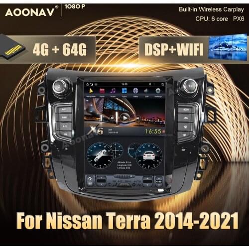 2 din Android car GPS radio multimedia player For Nissan Terra 2014-2021 car GPS navigation DvD Stereo receiver player