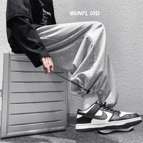 Large Size Multicolor Casual Pants Mens Fashion Joggers Sweatpants Men Streetwear Loose Straight-leg Pants Mens Trousers M-5XL