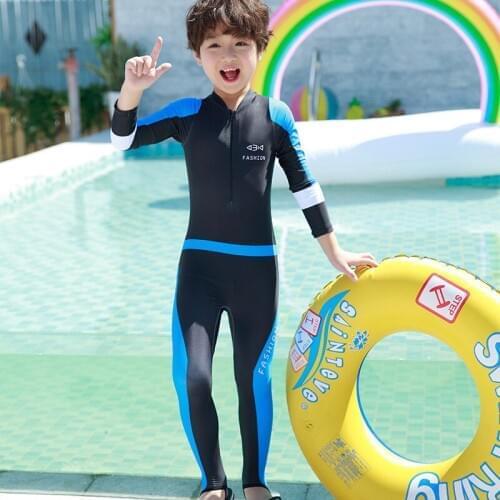 Childrens Swimwear Baby Boy Rash Guard Kids Children Swimsuit For Bikini Winnie Bear New Girls Long Sleeve Drying Bamboo Fiber