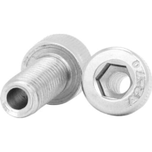 304 stainless steel cylinder head hexagon socket hollow screw hollow bolt lamp threading screw through hole M4M5M6M8M10M12M14M16