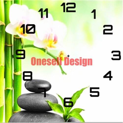 New 5d diamond mosaic sale with clock flower rhinestone pictures diamond painting diy frame Christmas gifts diamond mosaic