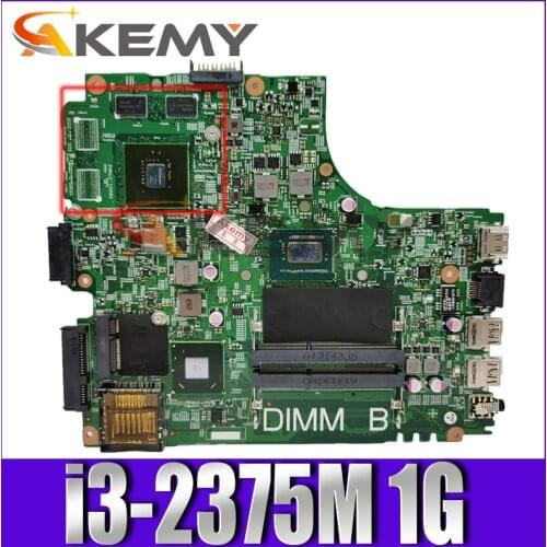 Original Laptop motherboard For DELL Inspiron 3421 Mainboard SR0U4 i3-2375M N13M-GSR-B-A2 1G CN-0THCP7 0THCP7