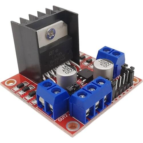 1Pcs L298N Stepper Motor Driver Board Bridge Driver L298N Motor Driver Board Module Arduino Stepper Motor Car Robot Breadboard