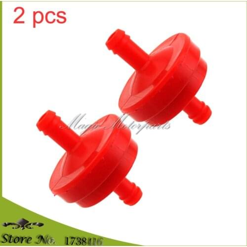 2 pcs 1/4" Fuel Filter For Briggs & Stratton Lawnmowers 298090 298090S 4105 5018B 5018H 5018K