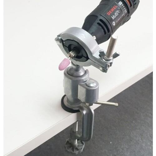 Universal 360 Degree Rotary Stable Mini Table Vice Clamp for Grinder Shaft For Dremel Accessories Power Tool