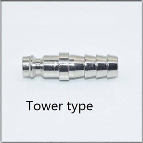 1PCS Pure copper Tower type pneumatic quick-connect male European pneumatic quick connect Male joint