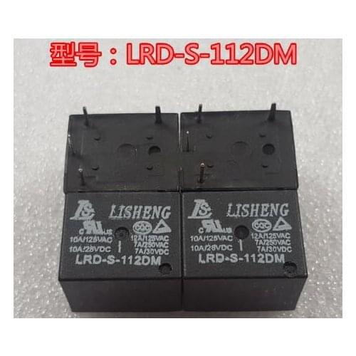 10pcs/lot NEW Relay LRD-S-112DM 4pin 10A