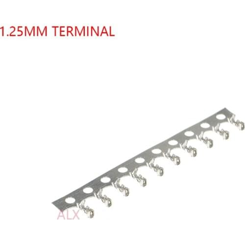 100pcs JST 1.25 terminal 1.25MM PITCH FOR JST feMALE HOUSING FOR Plastic Shell Plug FOR CABLE WIRE