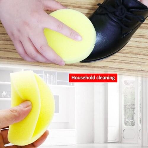 12Pcs Wax Sponges Round Shoe Car Polish Sponge Car Wax Foam Sponges Applicator Pads For Clean Car Cleaner Care Tools Yellow
