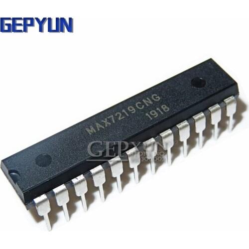 5PCS MAX7219CNG MAX7219 DIP-24 DIP24 DIP New Gepyun