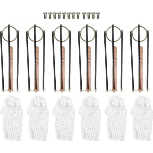 6pcs/lot Billiard Table Empire Rail with Net Pockets Set Snooker Billiard Pool Table Pocket Ball Slide Track Billiard Accessory