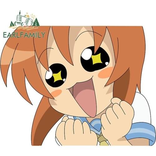 EARLFAMILY 13cm x 10.3cm for Rena Omochikaeri Auto Decal Fashion Occlusion Scratch Waterproof Vehicle Trunk Window Car Stickers