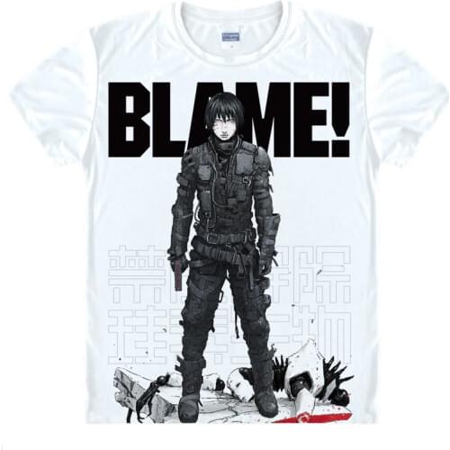 BLAME T-shirts kawaii Japanese Anime t-shirt Manga Shirt Cute Cartoon Killy Cosplay shirts 45662208358 tee 79