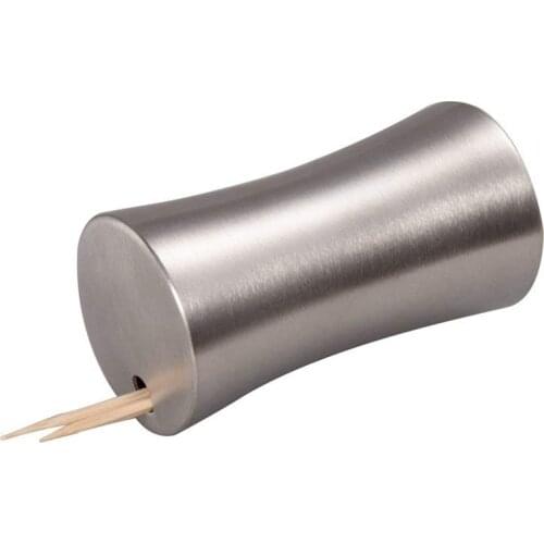 Hot Sale Small Toothpick Holder Dispenser Storage Organizer Stainless Steel (Silver)