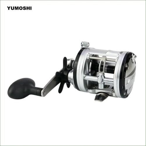 JCA Series Trolling Reel Right Hand Cast Drum Fishing Reel Saltwater Baitcasting Reel Casting Boat Fishing Reel