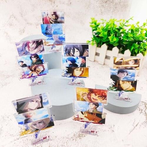 Attack On Titan Acrylic Stand Model Toys Cosplay Anime Figure Stand Decoration Action Figure Collectible Toys