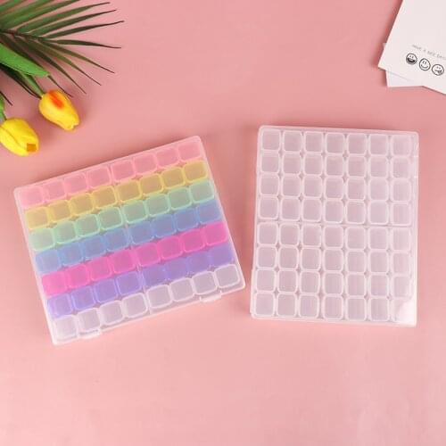 Diamond Painting Tools Nail Tools 56 Cells Plastic Storage Box Tool Accessories