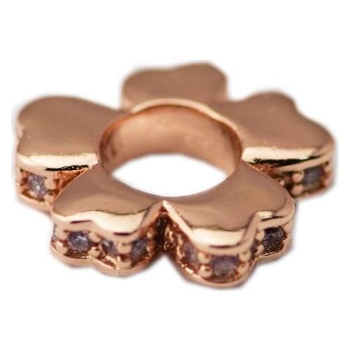 Fits For Pandora Bracelets Wildflower Meadow Spacer Charms 100% 925 Sterling-Silver-Jewelry Beads Free Shipping