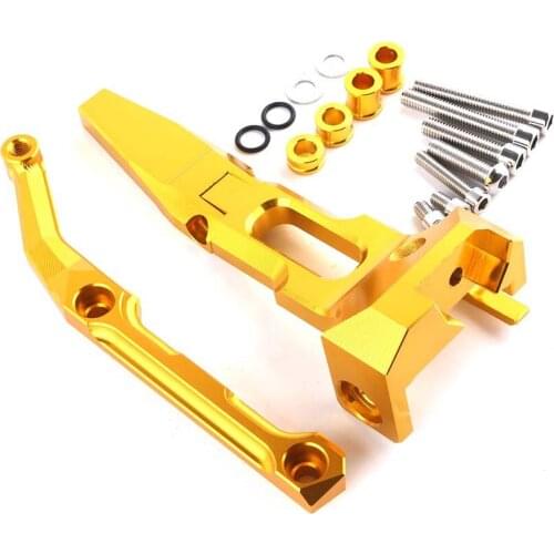 MT-09 Motorcycle CNC Aluminum Adjustable Steering Damper Stabilizer Mounting For Yamaha MT-09 MT 09 MT09 Tracer 2017 2016 2015