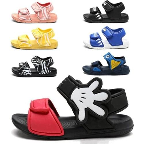 Girls Sandals Summer New Non-slip Beach Shoes Opening Children Sandals Wild Boys Students Children Shoes