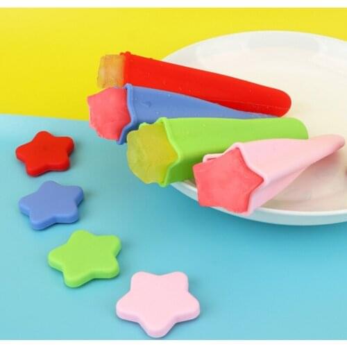 DIY Silicone Moulds Cute Shape Kids Ice Cream Mold Childrens Festival Gifts Home Creative Mould Product