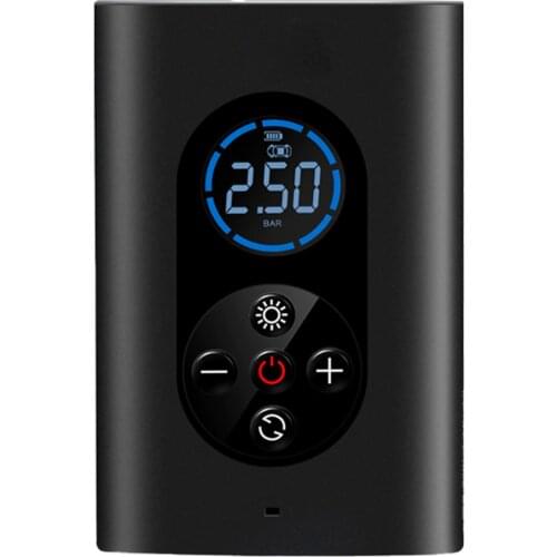 150psi Rechargeable Car Air Inflator Pump with LED Lamp for Car Motorcycle Bicycle Tyre Tire Balls Smart Digital Inflatable Wire