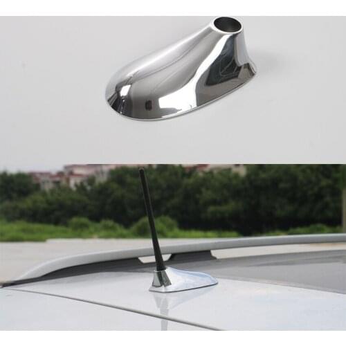 YAQUICKA ABS Auto Car Exterior Roof Antenna Cap Cover Trim Sequin For Jeep Renegade 2015 2016 Car Styling Mouldings