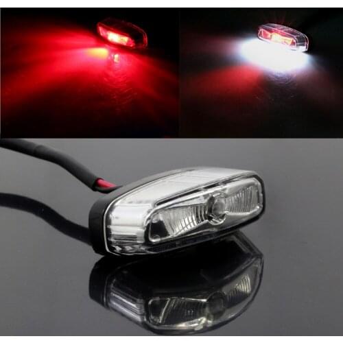Motorcycle Motorbike Tail Rear Light License Plate Light Break light Universal