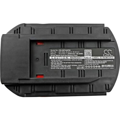 Cameron Sino 2000mAh battery for HILTI SFL 24 TE 2-A UH 240-A WSC 55-A24 6.5 WSR 650-A WSW 24V B24 B 24/2.0 B 24/3.0