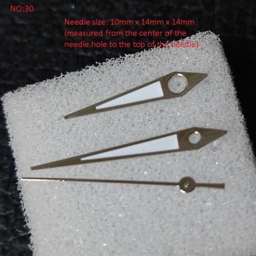 Watch accessories watch pointer 3-pin mens model suitable for NH35/NH36 movement pointer size is 10mm x14mm x14mm No.0030