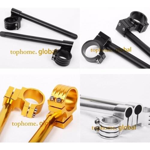 For Triumph Speed Triple 1995 - 2004 CNC 45mm Regular/Rise Clip-Ons Handle Bar Fork Tube Handbar Clip On 96 97 98 99 00 01 02 03