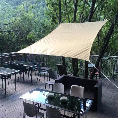 2 x 1.5 M/PCS Outdoor PU Waterproof Polyester fabrics Sun Sun Shade Sail