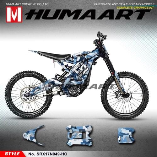 Humaart Dirt Bike Graphics Stickers Design for Sur Ron Light Bee X/S Bike, Style No.SRX17N049-HO