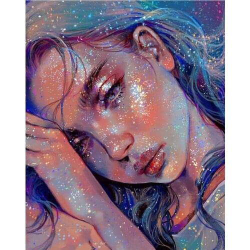 5d DIY Rhinestone Diamond Painting Women Paint By Numbers Full Square Drill Cross-stitch Kits Crafts Embroidery Mosaic
