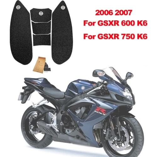 New Anti Slip Sticker Motorcycle Tank Traction Pad Side Knee Grip Protector For Suzuki GSXR600 750 GSXR 600 K6 K8 2006-2010