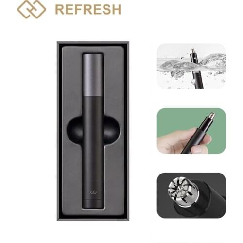 REFRESH Electric Mini Nose hair trimmer HN1 Portable Ear Nose Hair Shaver Clipper Waterproof Safe Cleaner Tool for Men
