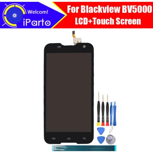100% Original Blackview BV5000 LCD Display + Touch Screen 1280X720 5.0inch Assembly For Blackview BV5000+tools