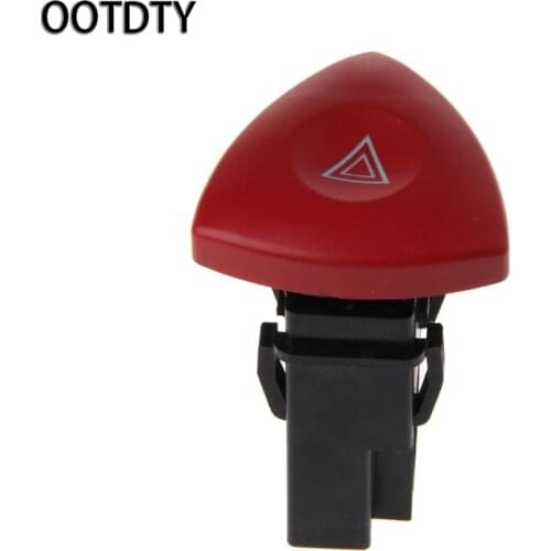 OOTDTY Emergency Hazard Flasher Warning Light Switch For Renault Laguna Master Trafic II Vauxhall