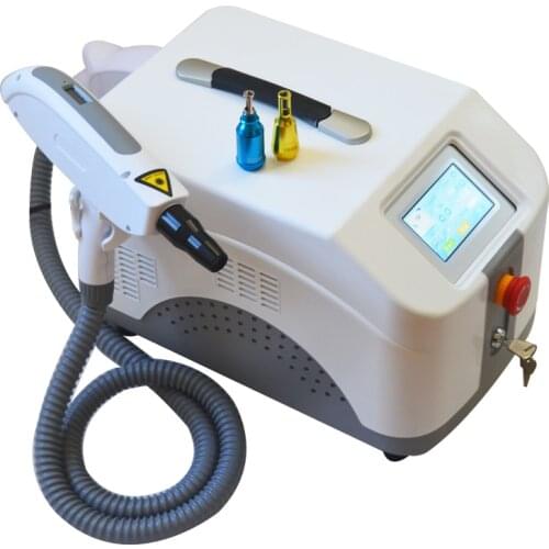 Portable 5inch LCD Beauty Machine Q Switched Nd Yag Laser Tattoo Removal Machine