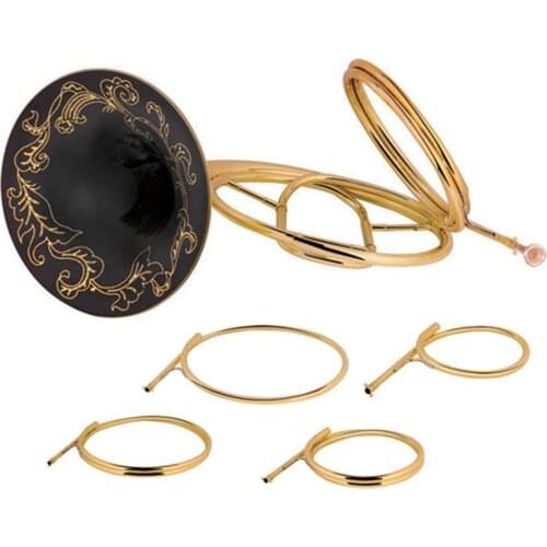Professional Gold lacquer 5 Key French horn